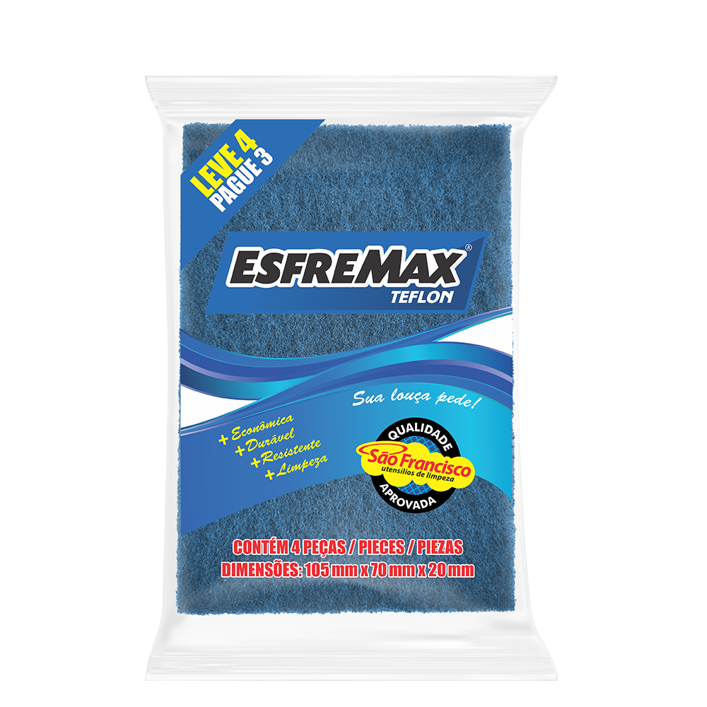 Esfremax Teflon 4 Unidades