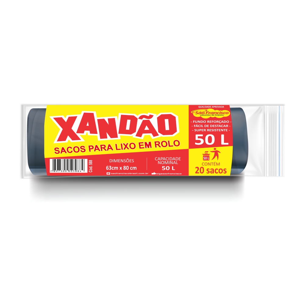 Saco para Lixo Xandão Rolo 50